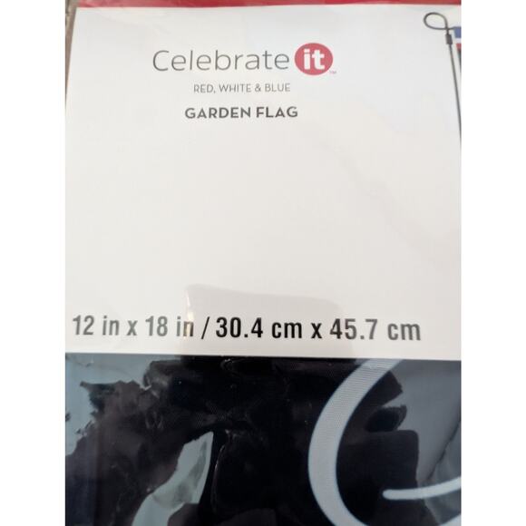 Garden Flag 12"x18" God Bless America - Picture 3 of 4